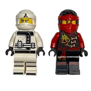 Lot LEGO Zane DX Ninjago minifigure White Ninja Skybound njo198 Kai Minifigure